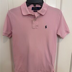 Boys Ralph Lauren Pink Polo Shirt size S (8)
